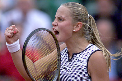 Jelena Dokic at Roland Garros, 2002